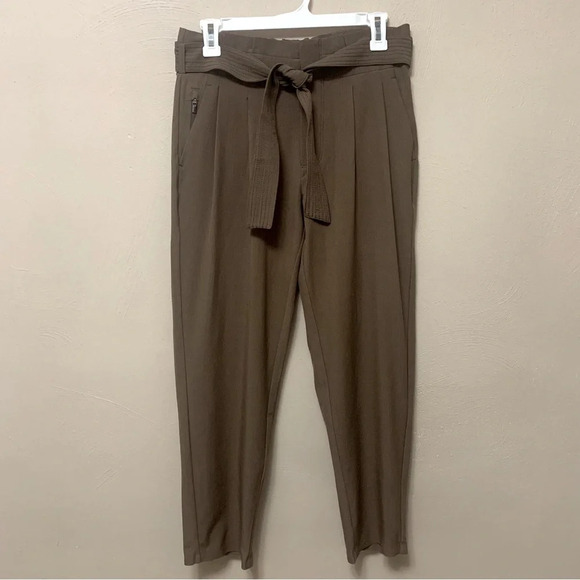 Athleta Skyline Plaid Pant II in Brown Size 2P 2 Petite - Picture 4 of 15